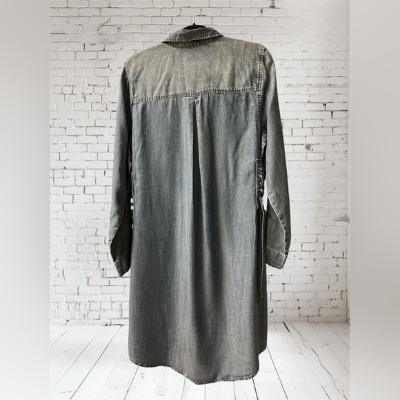 NWT Chico’s Denim Midi Dress‎ - Size 1/Small - Picture 2 of 9